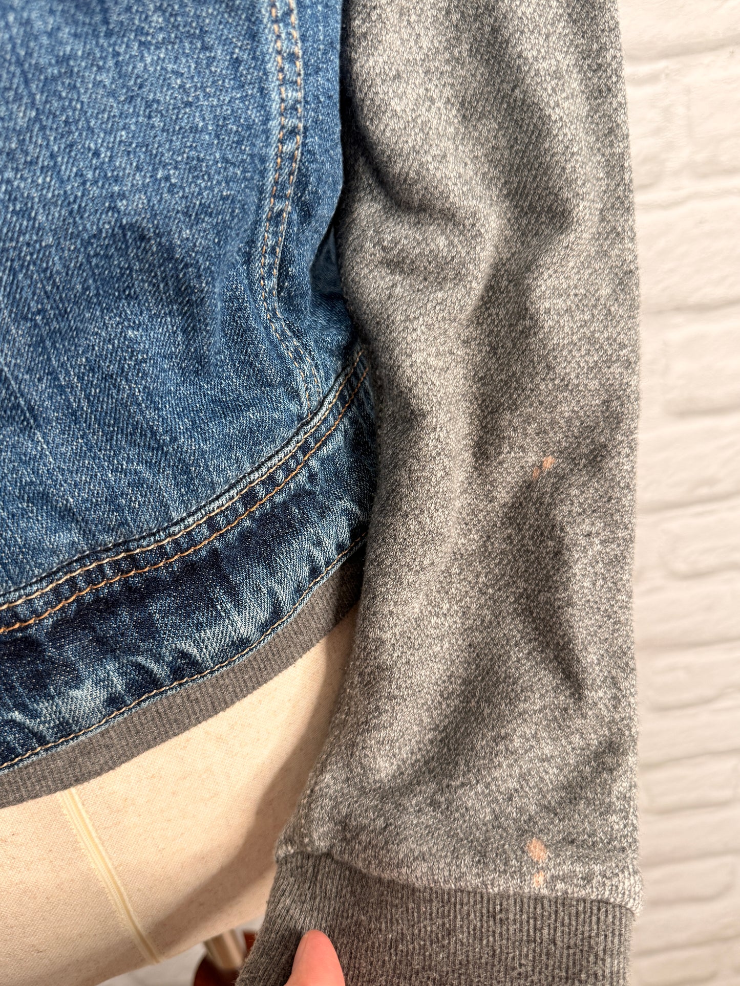 American Eagle Denim Layered Jacket
