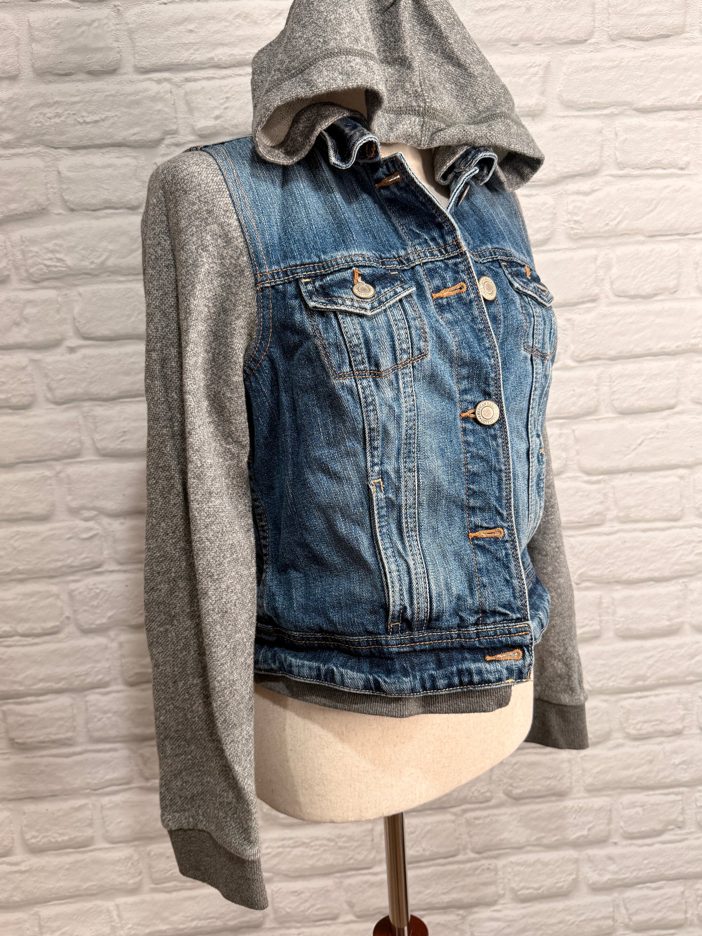 American Eagle Denim Layered Jacket