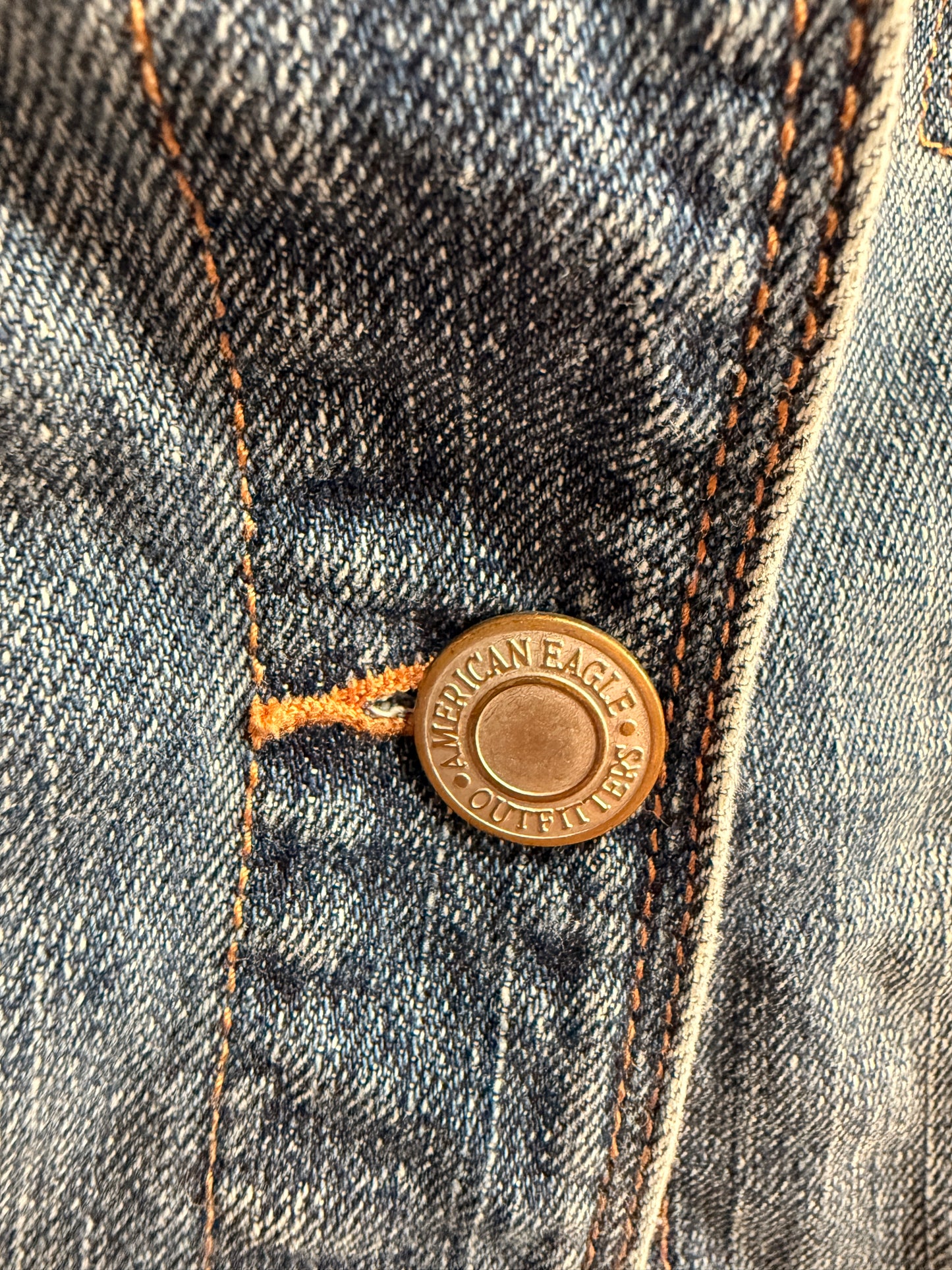 American Eagle Denim Layered Jacket