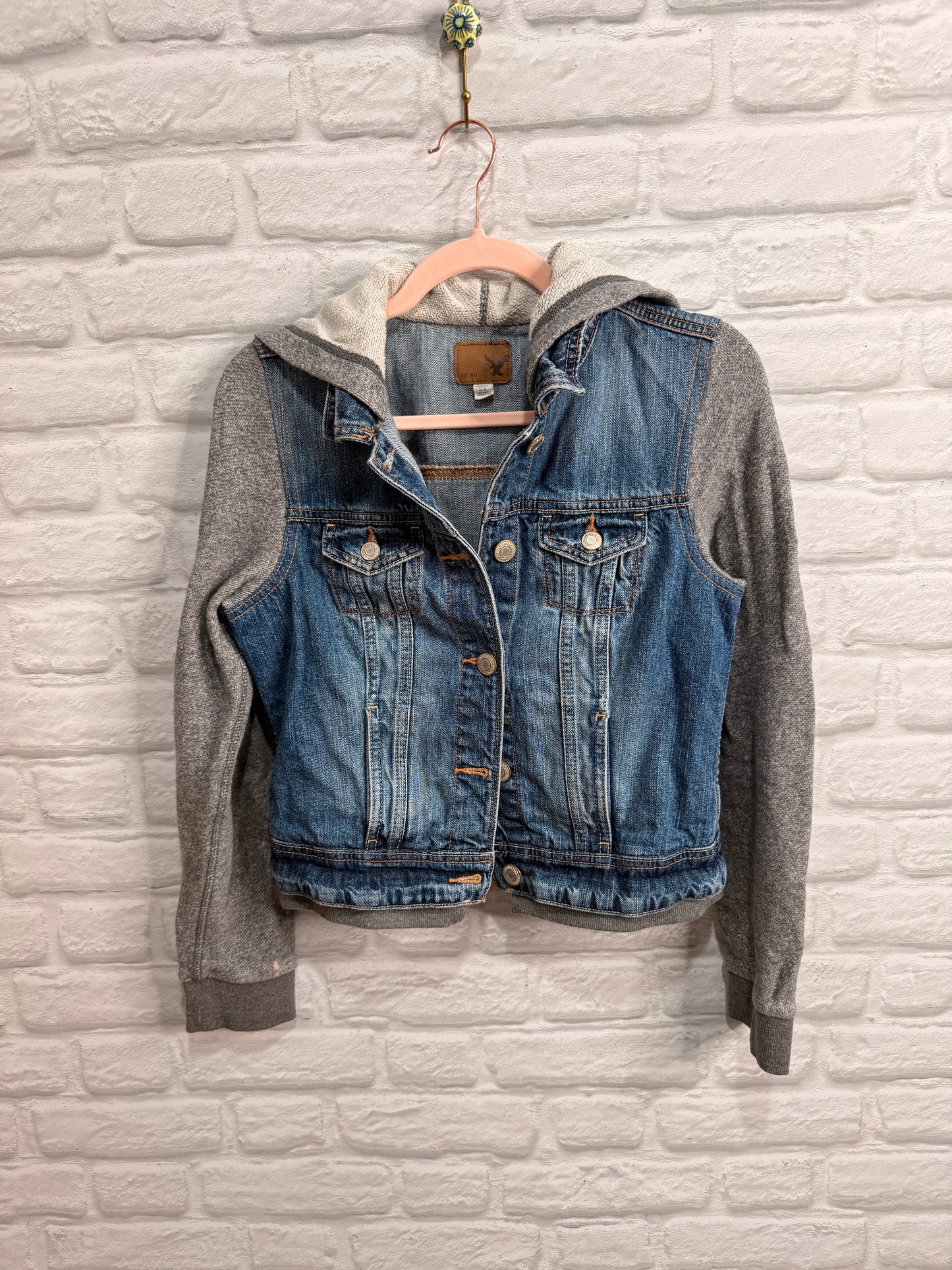 American Eagle Denim Layered Jacket