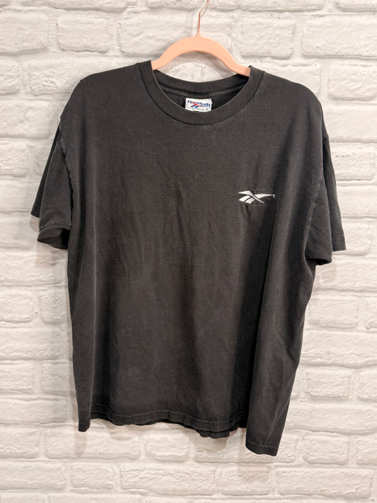 Vintage 90s Black Reebok Tshirt