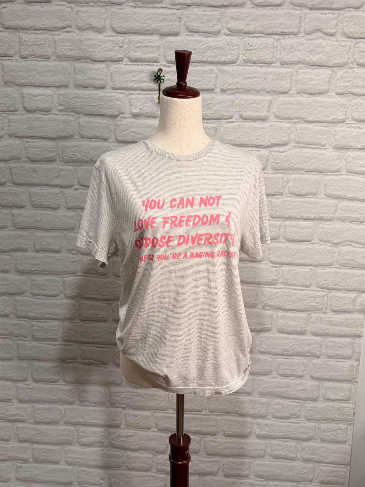 DoGoodly Up-cycled T-Shirt, "You Cannot" Print