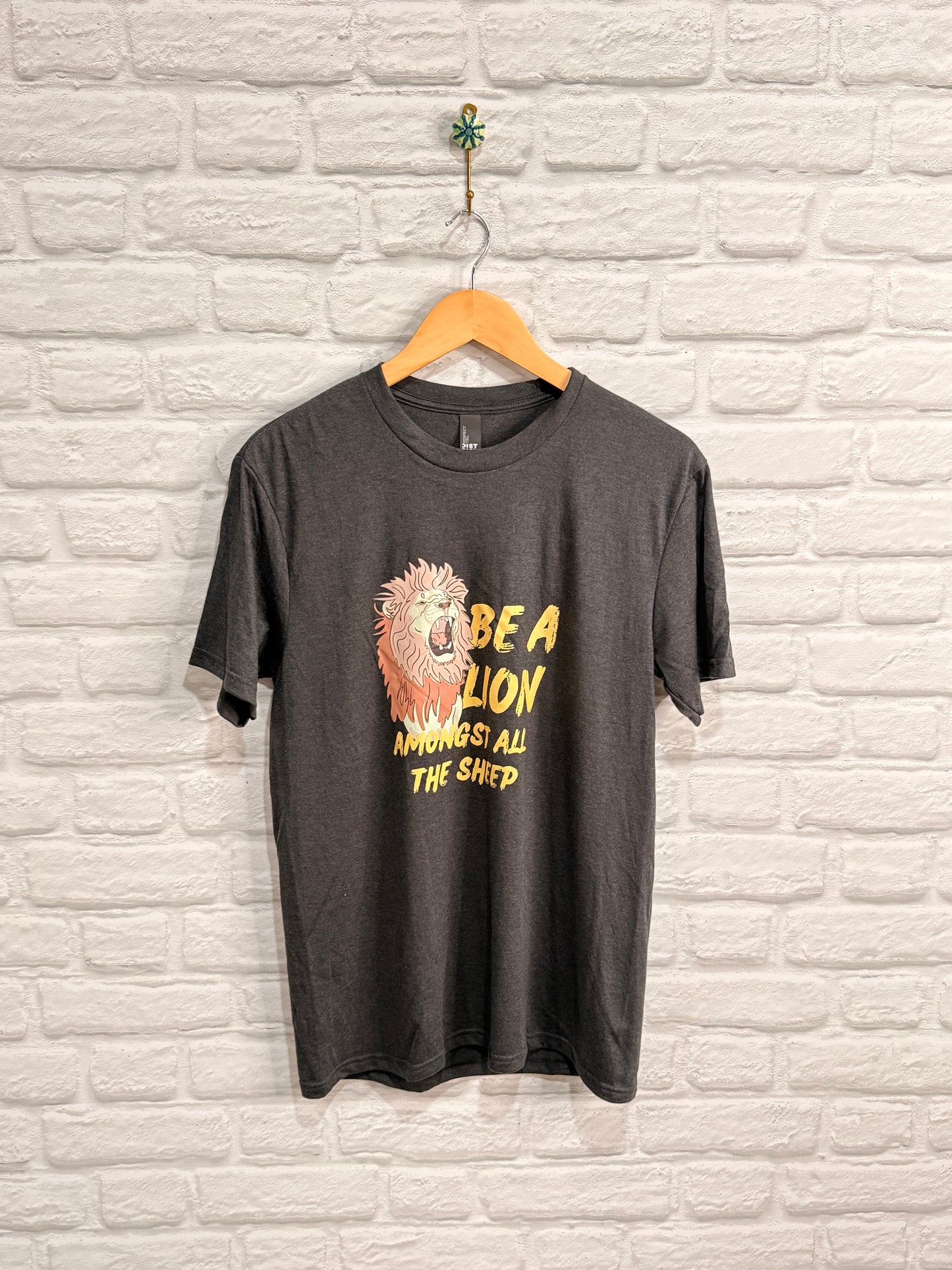 DoGoodly Upcycled T-Shirt "Be A Lion" Print
