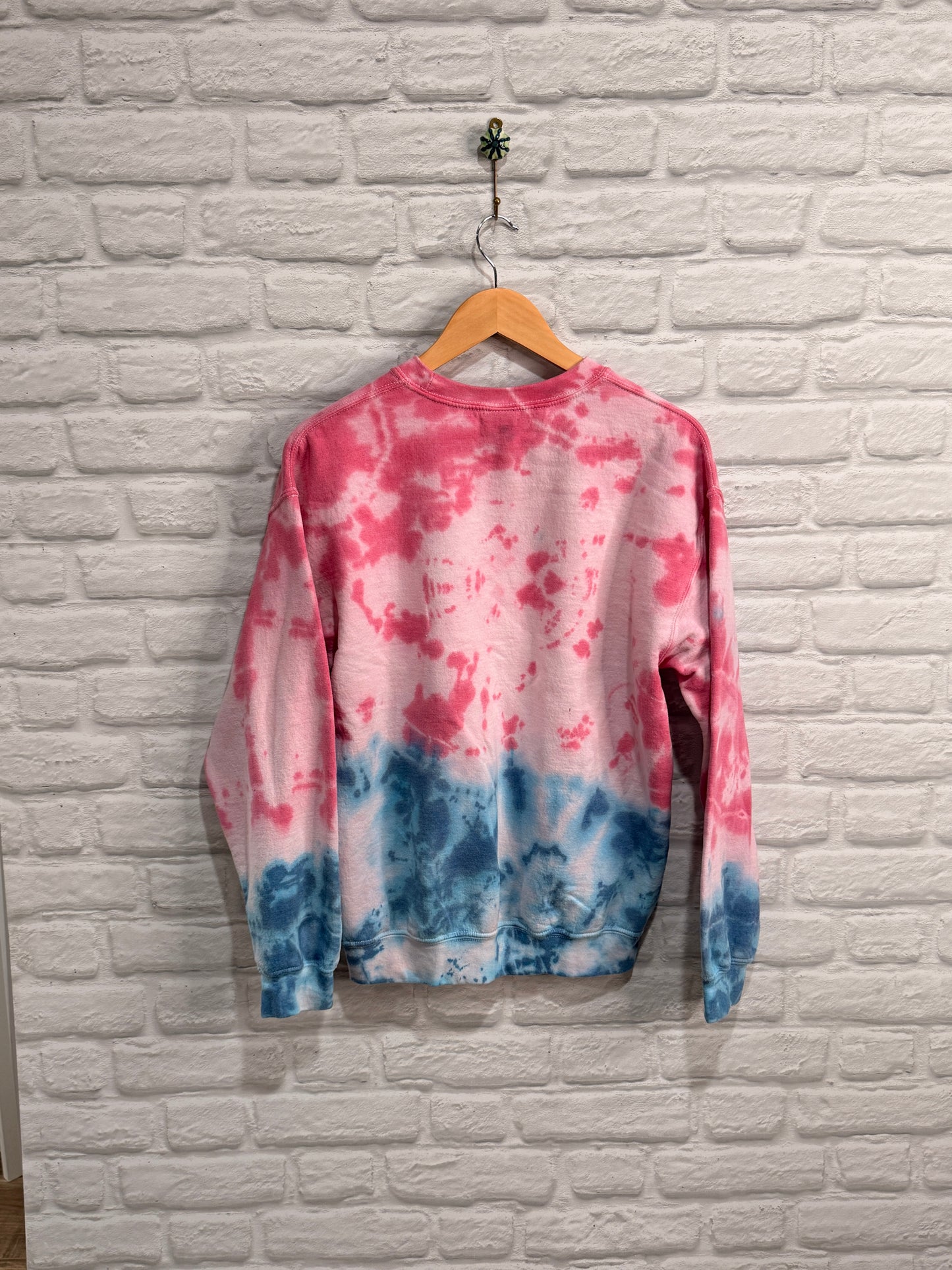 DoGoodly Upcycled Printed Sweatshirt, "What The Heck" Print
