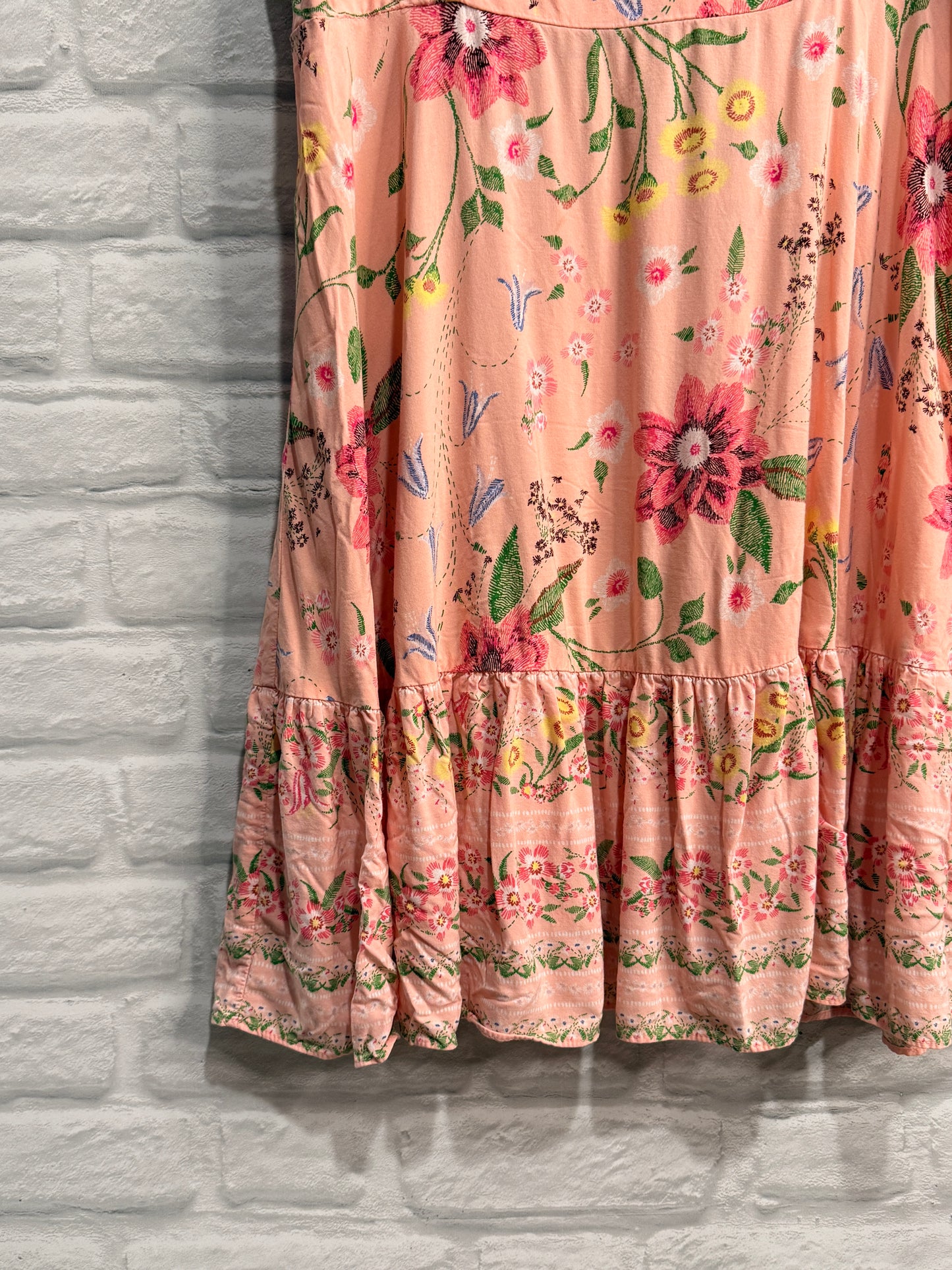 Old Navy Spaghetti Strap Pink Floral Dress